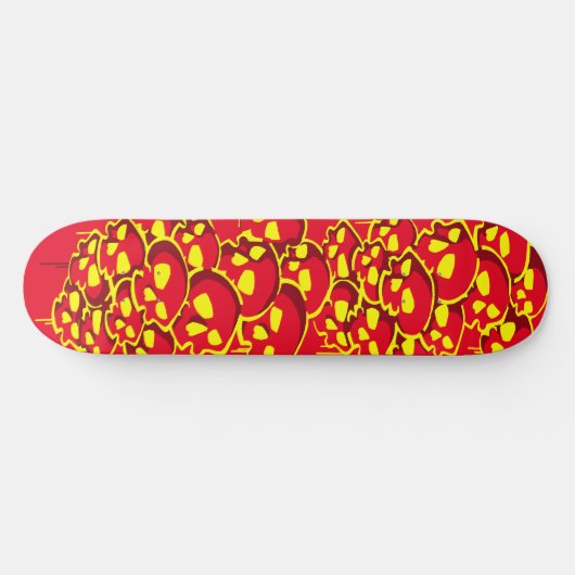Kolom van schedels Graffiti Persoonlijk Skateboard (Horizontaal)