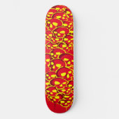 Kolom van schedels Graffiti Persoonlijk Skateboard (Voorkant)