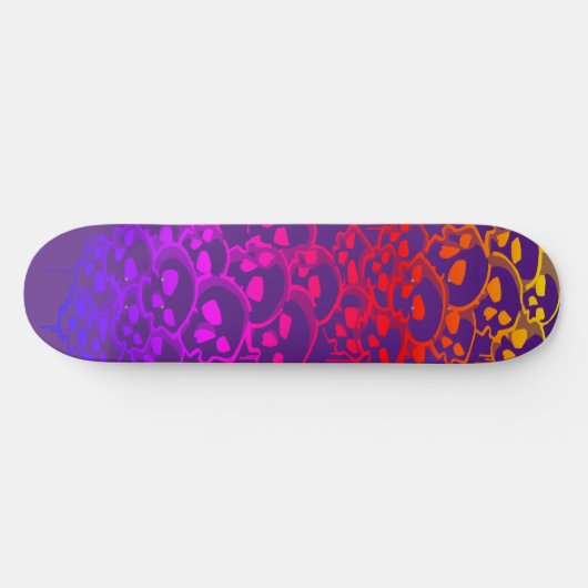 Kolom van schedels Graffiti Persoonlijk Skateboard (Horizontaal)