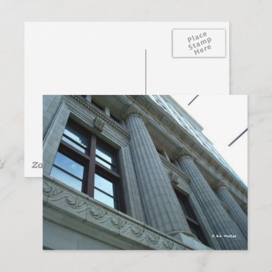 Kolomafsluiting Briefkaart (Voorkant / Achterkant)