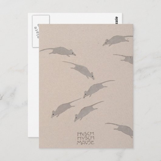 Koloman Moser-Afbeelding book for the niece of Dit Briefkaart (Voorkant / Achterkant)