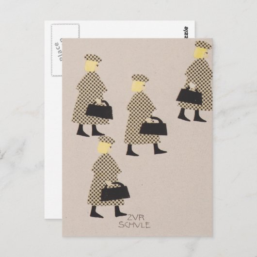 Koloman Moser-Afbeelding book for the niece of Dit Briefkaart (Voorkant / Achterkant)