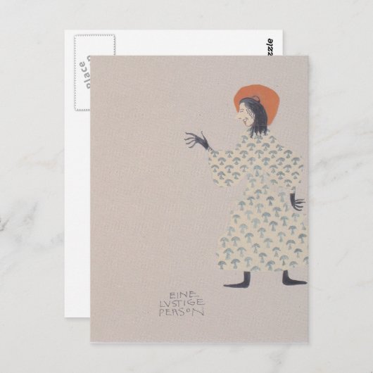 Koloman Moser-Afbeelding book for the niece of Dit Briefkaart (Voorkant / Achterkant)