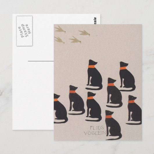 Koloman Moser-Afbeelding book for the niece of Dit Briefkaart (Voorkant / Achterkant)