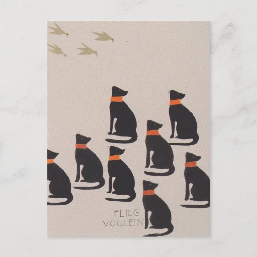 Koloman Moser-Afbeelding book for the niece of Dit Briefkaart (Voorkant)