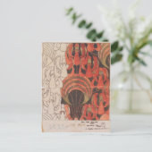 Koloman Moser- Backhausen Interior Texiles Briefkaart (Staand voorkant)