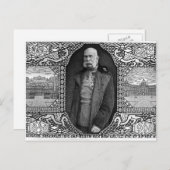 Koloman Moser - Briefkaart met keizer Franz Josef (Voorkant / Achterkant)