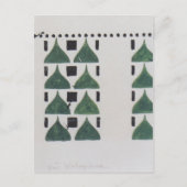 Koloman Moser- Draft for wall decoration Briefkaart (Voorkant)