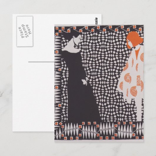 Koloman Moser- Early spring Briefkaart (Voorkant / Achterkant)