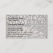 Koloman Moser- Envelope voor de score aan de opera Visitekaartje (Voorkant)