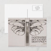 Koloman Moser- Ewart Felicie Jugendschatz zegels Briefkaart (Voorkant / Achterkant)