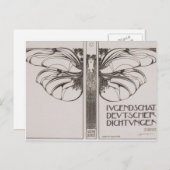 Koloman Moser- Ewart Felicie Jugendschatz zegels Briefkaart (Voorkant / Achterkant)