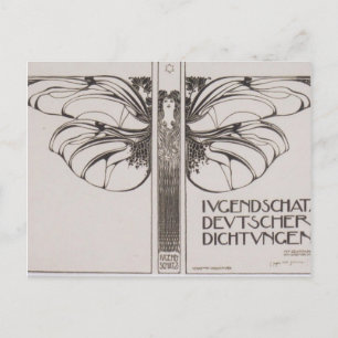 Koloman Moser- Ewart Felicie Jugendschatz zegels Briefkaart