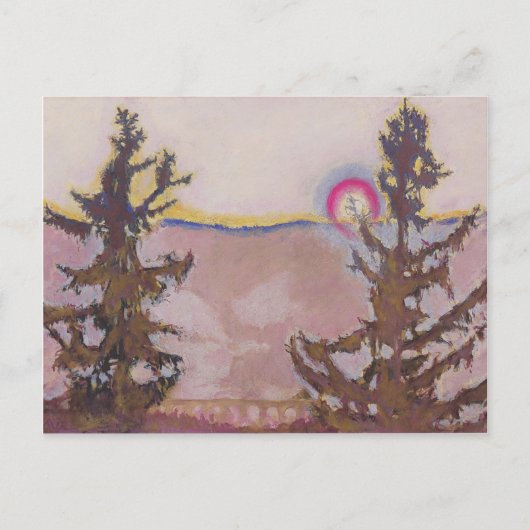 Koloman Moser - Landschap in Semmering Briefkaart (Voorkant)