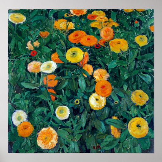 Koloman Moser Marigolds Poster (Voorkant)