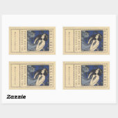 Koloman Moser Prinses en Kikker Boek Labels (Vel)