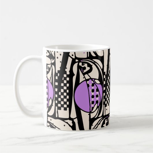 Koloman Moser Wilde Roos Koffiemok (Links)