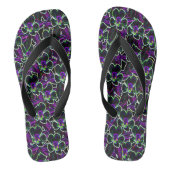 Kolombinatie in Teenslippers van Neon Pattern Flow (Voetbed)