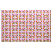 kolombloemen afdrukken stof (Fat Quarter)