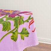 kolombloemen afdrukken tafelkleed (Voorbeeld)