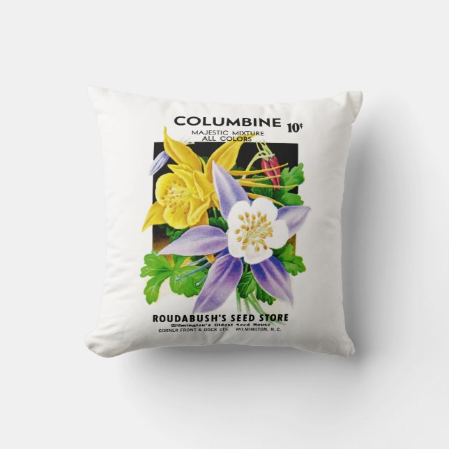 Kolometiket van het pakket van het kolommenzaad kussen (Voorkant)