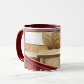 Kolomgebied en rode spoorlijn 2 Mok Koffiethee (Voorkant links)