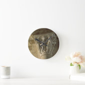 Kolomkapitaal, met afbeelding van St. Benedict die Ronde Klok (Huis)