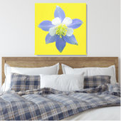 Kolomkolom 2 canvas afdruk (Insitu (Slaapkamer))