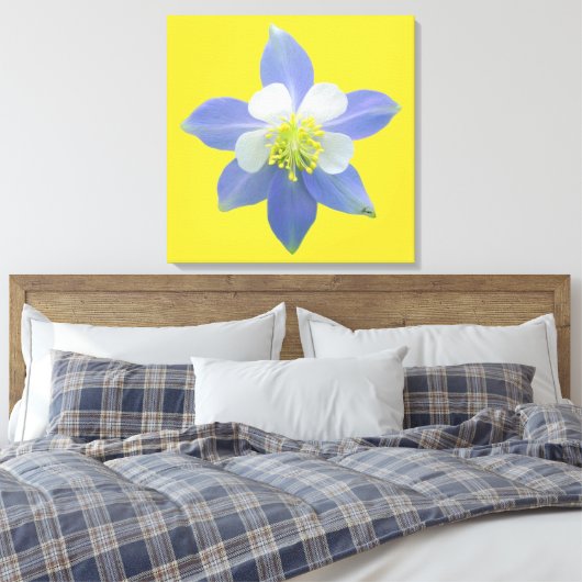 Kolomkolom 2 canvas afdruk (Insitu (Slaapkamer))