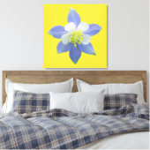 Kolomkolom 2 canvas afdruk (Insitu (Slaapkamer))