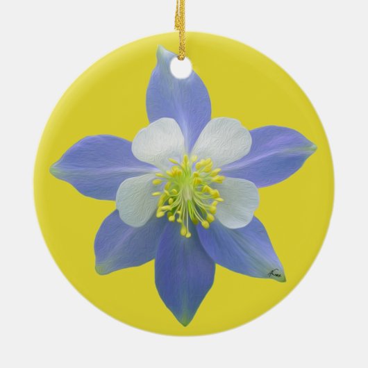 Kolomkolom 2 keramisch ornament (Achterkant)