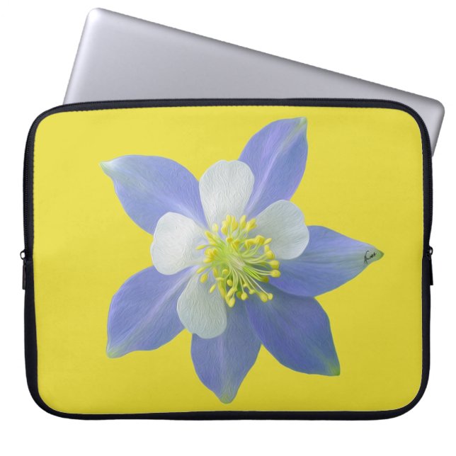 Kolommen 2 laptop sleeve (Voorkant)