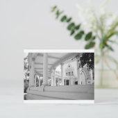  Kolommen Architectuur Zwart en Witte Foto Briefkaart (Staand voorkant)