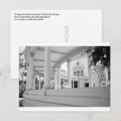  Kolommen Architectuur Zwart en Witte Foto Briefkaart (Voorkant / Achterkant)