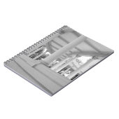 Kolommen Architectuur Zwart en Witte Foto Notitieboek (Linkerzijde)