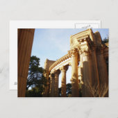 Kolommen bij het paleis van fijne kunsten briefkaart (Voorkant / Achterkant)
