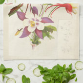 Kolommen flesbloemen, keukenhanddoeken (Gevouwen)