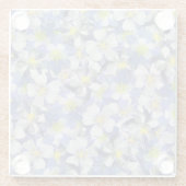 Kolommen naadloos patroon glazen onderzetter (Achterkant)