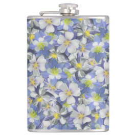 Kolommen naadloos patroon heupfles