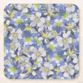 Kolommen naadloos patroon kartonnen onderzetters