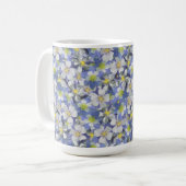 Kolommen naadloos patroon koffiemok (Voorkant links)