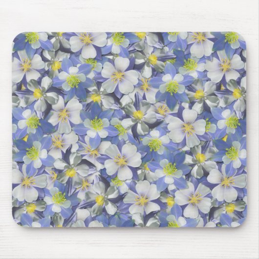 Kolommen naadloos patroon muismat (Voorkant)