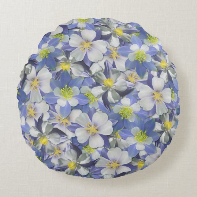 Kolommen naadloos patroon rond kussen (Voorkant)