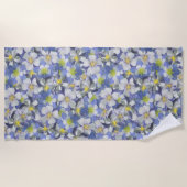 Kolommen naadloos patroon strandlaken (Voorkant)