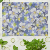 Kolommen naadloos patroon theedoek (Gevouwen)