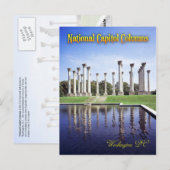 Kolommen nationaal hoofdkwartier, Washington DC Briefkaart (Voorkant / Achterkant)