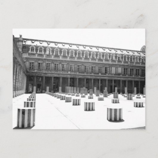 Kolommen op de Courtyard - Briefkaart (Voorkant)