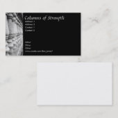 Kolommen Sterkte Visitekaartje (Voorkant / Achterkant)