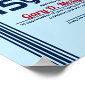 Kolommen universeel certificaat ter nagedachtenis poster (Hoek)