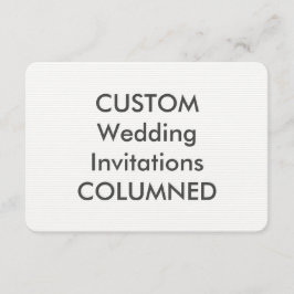 KOLOMNED 110 lb 5 "x 3,5" bruiloft uitnodigingen